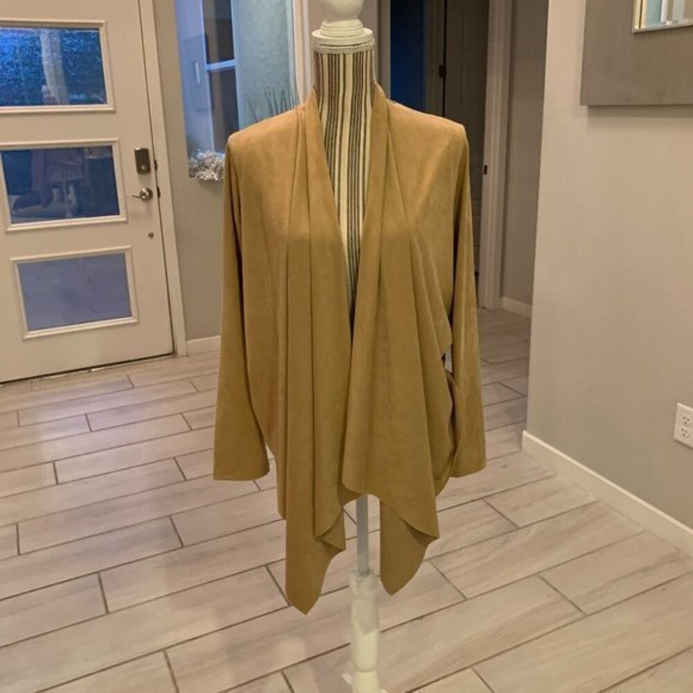 Heart & Hips Faux Suede Lightweight Jacket